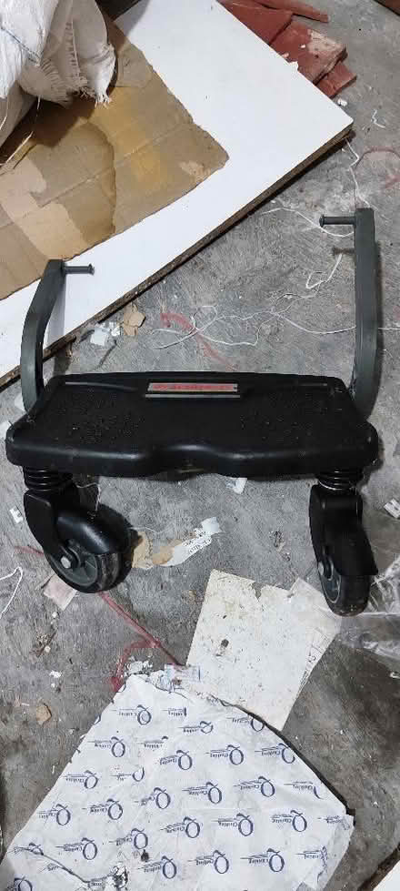 Photo of free pram pushchair stand up attachment (Gorse Hill M32) #1