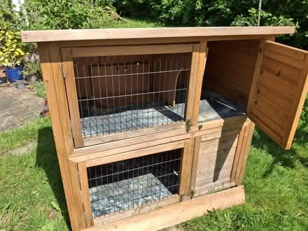Photo of free Guinea pig / rabbit hutch, two runs and a shelter (Browns Hill GL6) #1