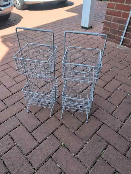 Photo of free 2 Tier Storage Basket x 2 (Medbourne MK5) #1