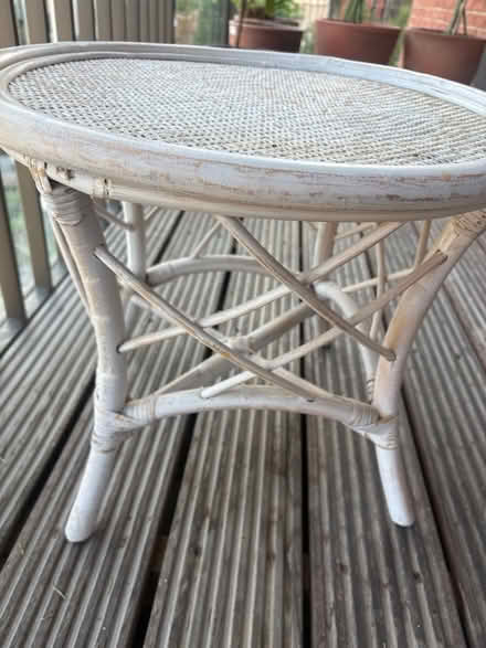 Photo of free Rattan side table (Nine Elms) #2