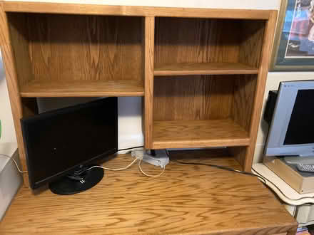 Photo of free Solid wooden computer desk (10470 Woodlawn) #2
