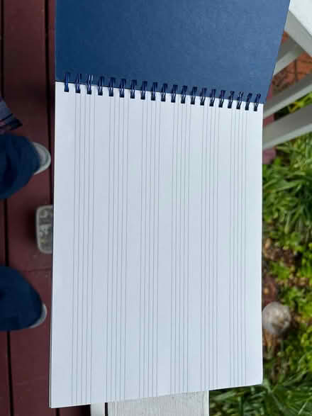 Photo of free music manuscript book (Red Hook) #2