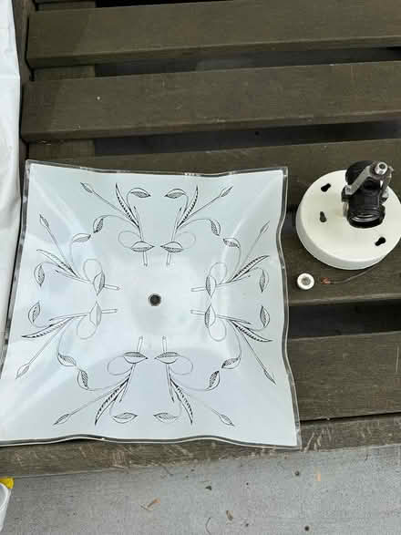 Photo of free 1960s ceiling lamp (red hook 12571) #2
