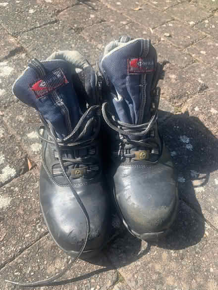 Photo of free Steel toe boots size 10 (Chellaston, DE73) #2