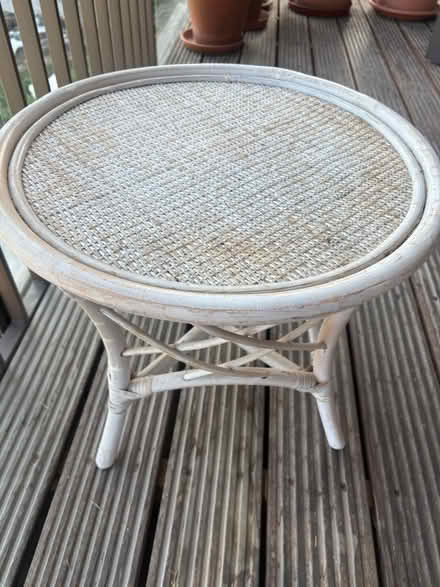 Photo of free Rattan side table (Nine Elms) #1