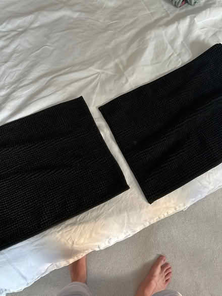 Photo of free Black bath mats (Mortlake SW13) #1