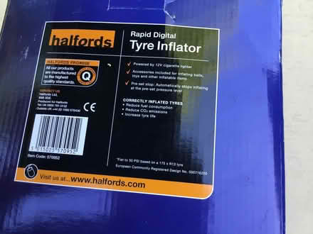 Photo of free Halfords Tyre Inflator (Presteigne LD8) #2