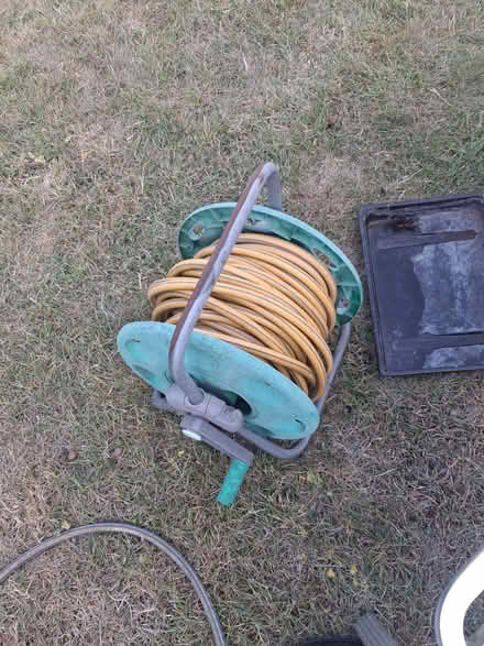 Photo of free Garden hose on reel (Belmont SM2) #1