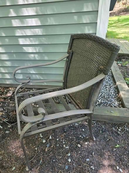 Photo of free Patio chairs just need cushions (West Concord MA) #2