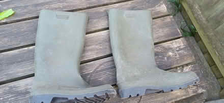 Photo of free Pair of Green Wellington Boots - size 8. (Rushmere IP4) #1