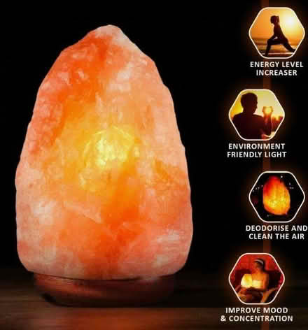 Photo of free Himalayan Salt Lamp Natural Pink Rock Crystal Healing Light (Denton M34) #2