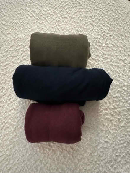 Photo of free 3 men’s sweaters (UWS (W. 85th & Riverside Dr.)) #1