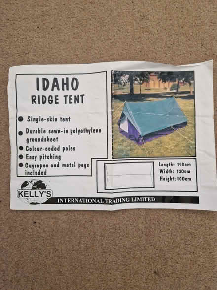 Photo of free Simple tent new (South Croydon CR2) #1