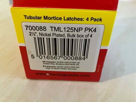Photo of free Tubular latches and door fixings (Loughborough LE11) #3