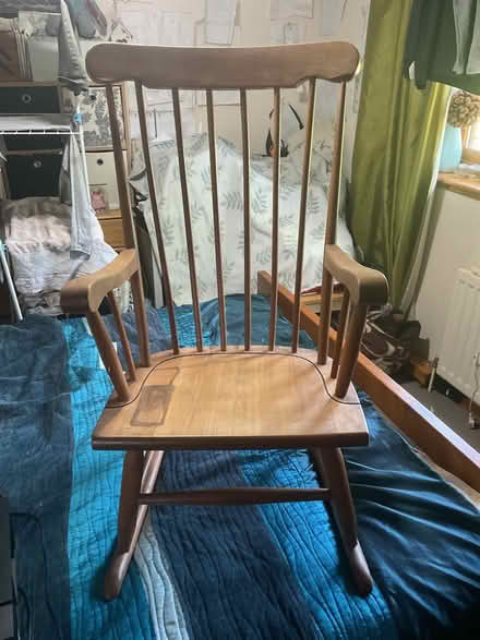 Photo of free Old rocking chair (Barrowfield G40) #1