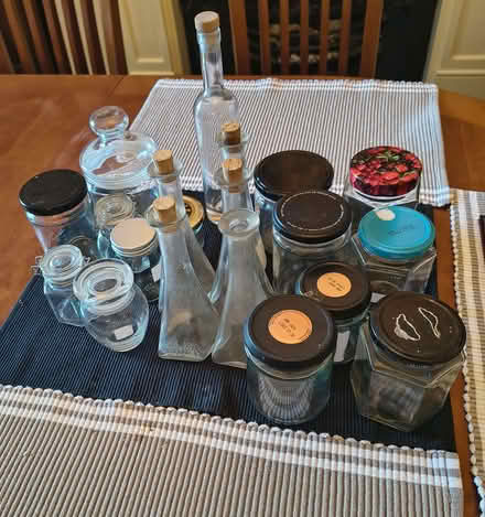 Photo of free Various jam jars & oil bottles (Carlisle CA3) #1