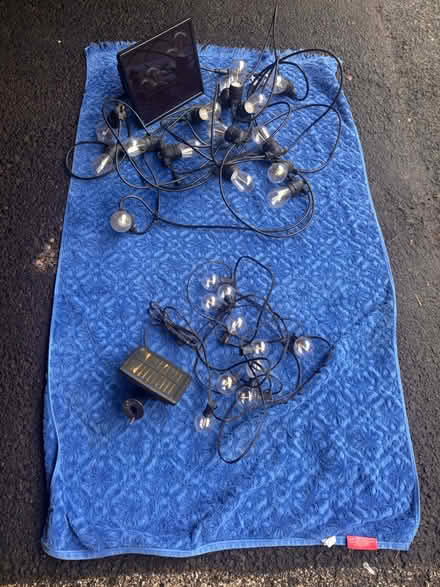 Photo of free 2 solar light strings (Near Lake Anne in Reston) #1