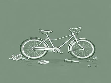 Photo of unloved and broken bikes and parts (Roche PL26) #1