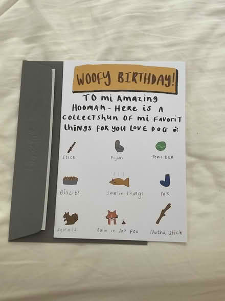 Photo of free Birthday card from the dog (North Walsham NR28) #1