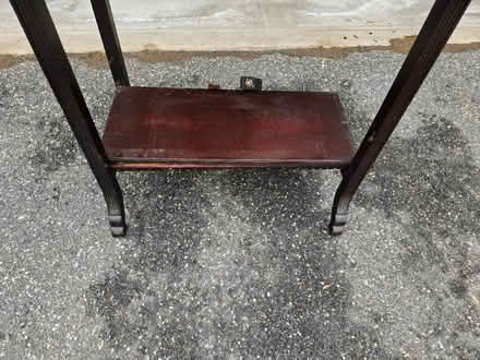 Photo of free Victorian Mahogany table (3 legs) (Near Ferry St/East St) #2