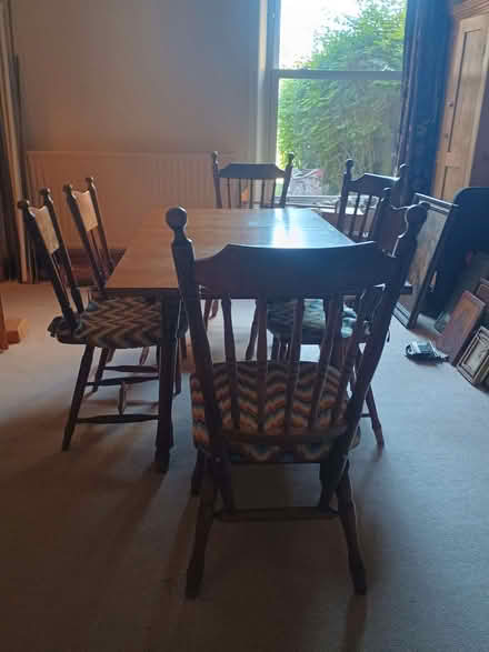 Photo of free Table and Six Chairs (Eastfield PE1) #1