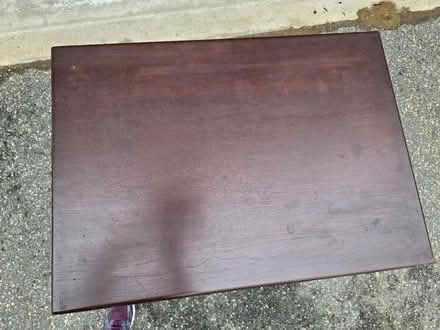 Photo of free Victorian Mahogany table (3 legs) (Near Ferry St/East St) #4