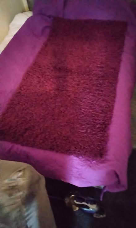Photo of free Plum coloured rug (Spondon derby) #2