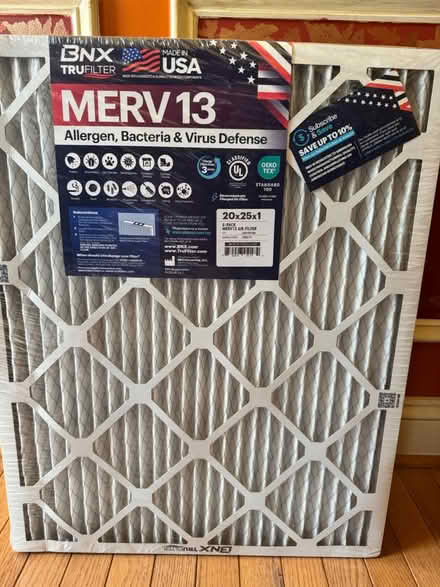 Photo of free Air filters 20x25x1 (new) (Villages of Urbana) #1