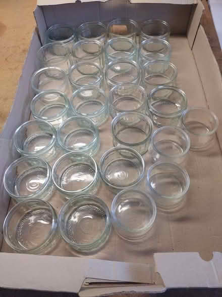 Photo of free 28 glass Gu-type ramekins (Lidlington MK43) #1