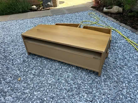 Photo of free Wooden tv / coffee table (AL3 near Waitrose) #4