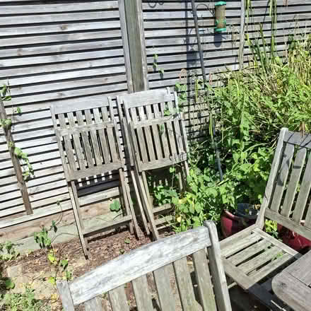 Photo of free Wooden table and 6 chairs (New Southgate N11) #4