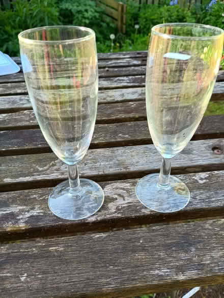Photo of free 20ish champagne flutes (Greystoke CA11) #1