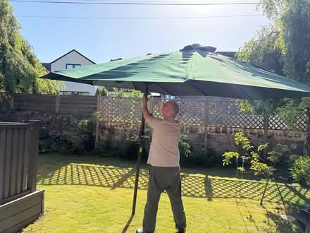 Photo of free Double garden umbrella Outsunny (Cupar KY15) #2