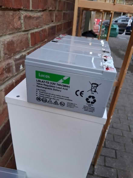 Photo of free 7.2v rechargeable batteries (Belper DE56) #1