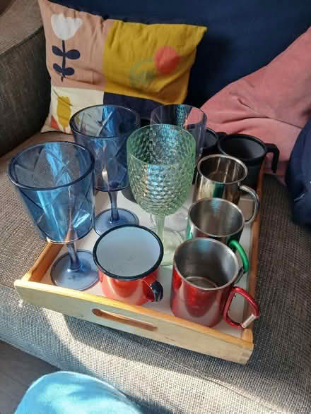 Photo of free Assortment of drinking vessels for camping (Stroud GL5) #1