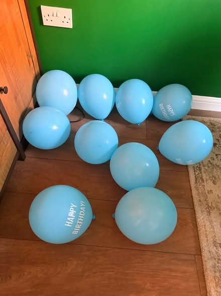 Photo of free Blue happy birthday balloons (Tuffley Gloucester) #1