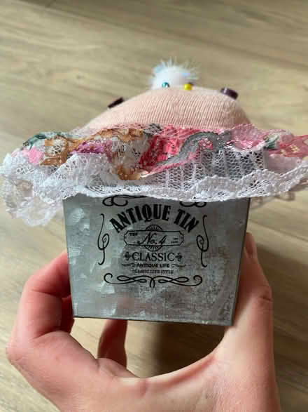 Photo of free Cupcake pin cushion (Badger Farm) #2