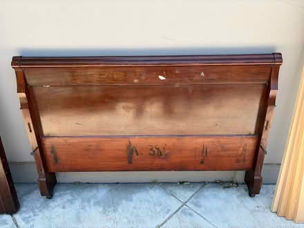 Photo of free Full size sleigh bed (Bascom/Union Campbell) #1