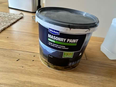 Photo of free Black masonry paint (New mills, SK22) #1