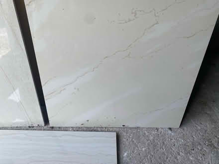 Photo of free 3 large porcelain tiles (Badger Farm) #3