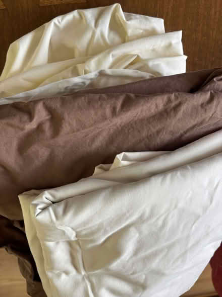 Photo of free Twin, double sheets, crib sheet (near De Anza College) #1