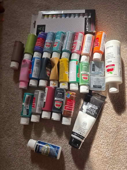 Photo of free Acrylic paints + triple thick glaze (Ithaca) #1