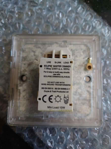 Photo of free Dimmer switch for light (Clerwood EH12) #3