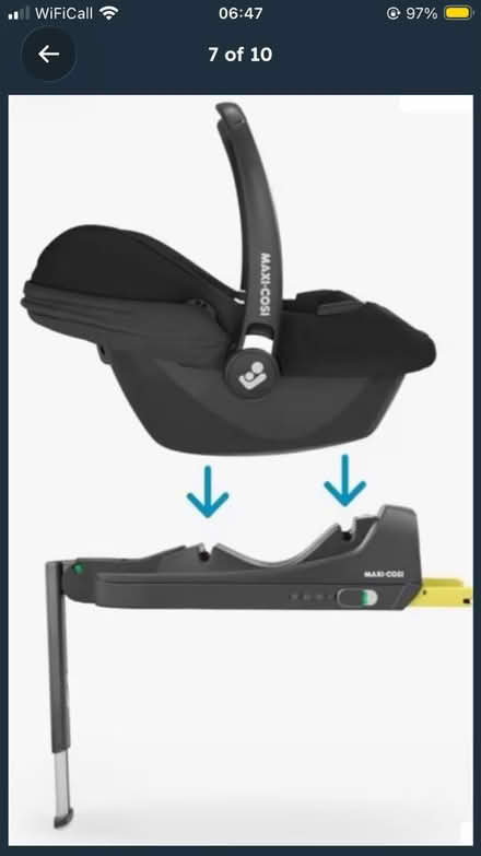 Photo of free Maxi-Cosi CabrioFix i-Size Car seat (Queen’s Rd Peckham SE15) #2