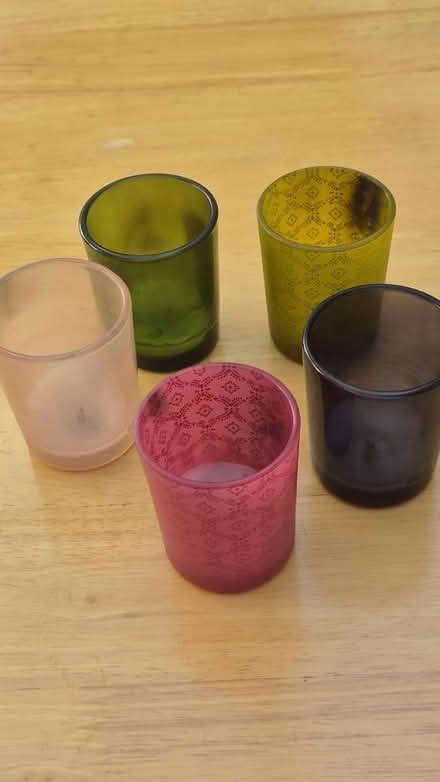 Photo of free 5 x votive candle holders (Teddington, TW11) #1