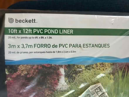Photo of free Beckett PVC Pond liner (Pepperell) #3