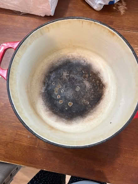 Photo of free Enamel Dutch oven (not food safe) (East Bradford) #2