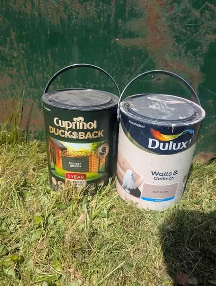 Photo of free Half tin paint, full tin cuprinol (Melton Constable NR24) #1