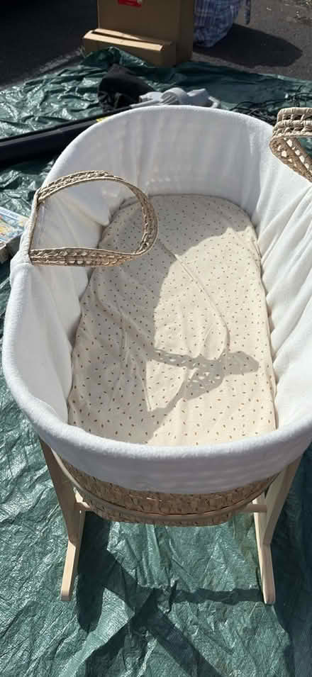 Photo of free Moses basket and rocking stand (ME15 Plains avenue) #2