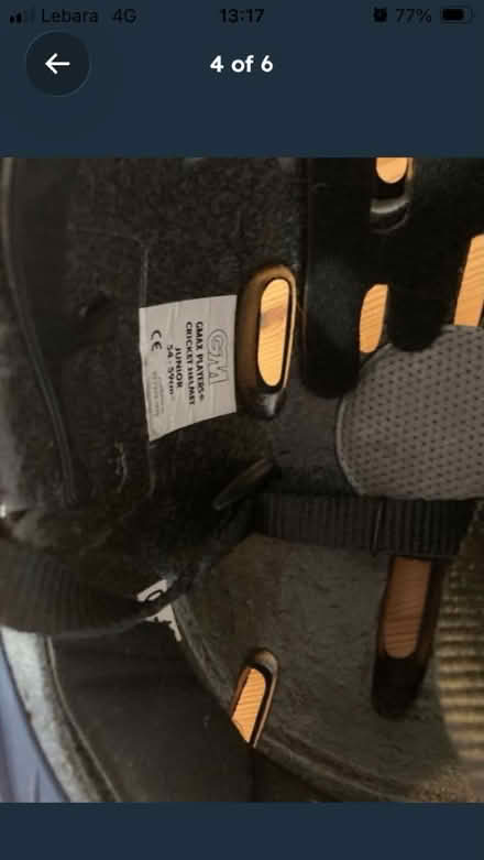 Photo of free GM junior cricket helmet (Manor Gardens) #3